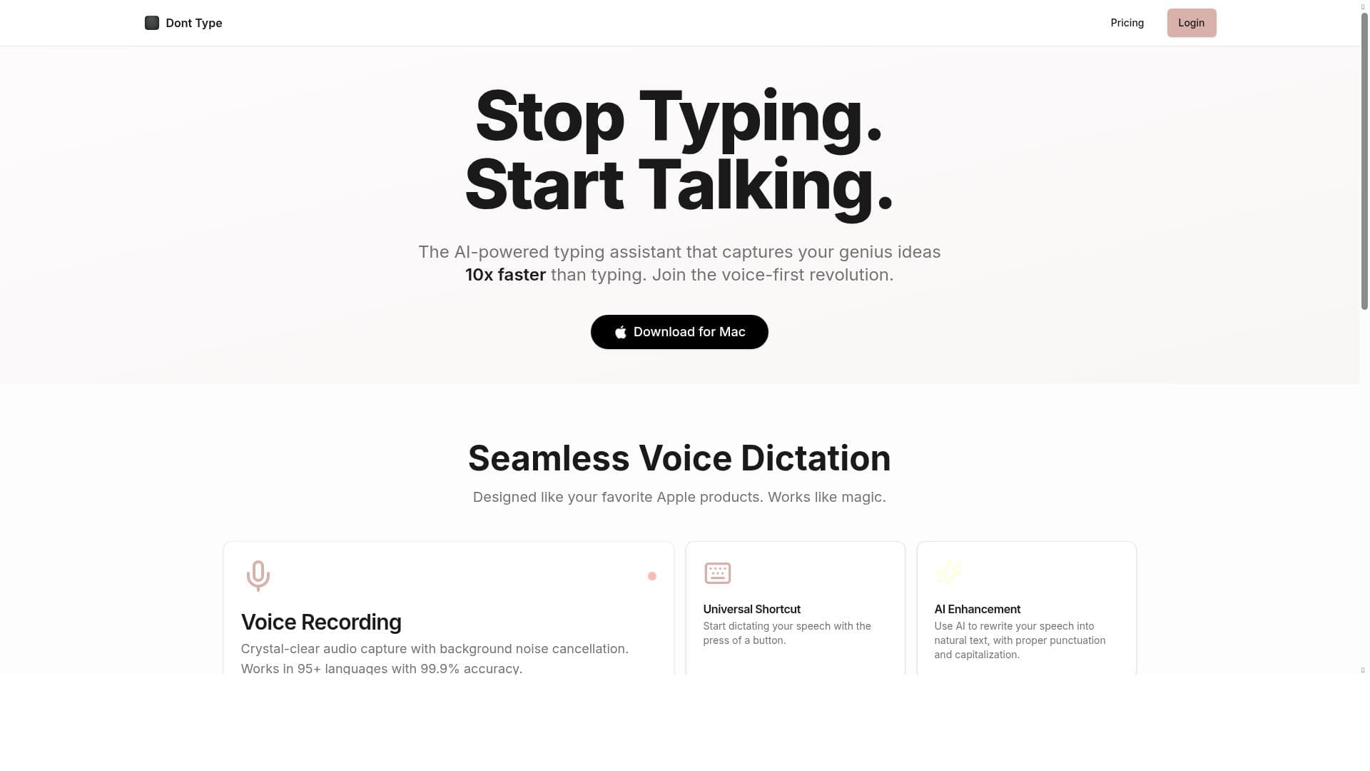 Dont Type