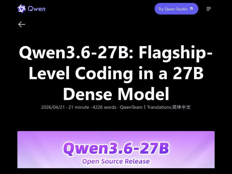 Qwen3.6-27B