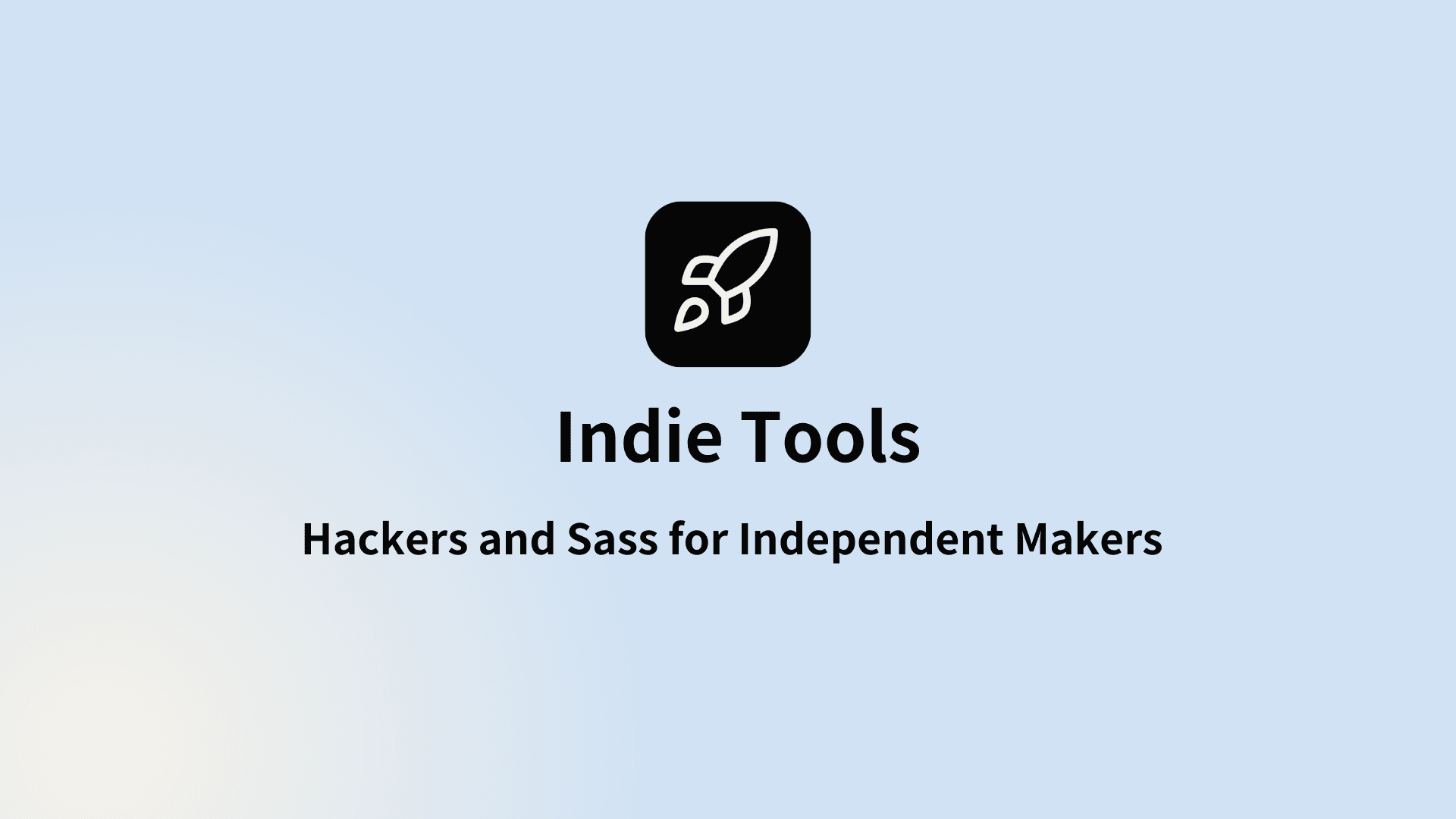 INDIE TOOLS