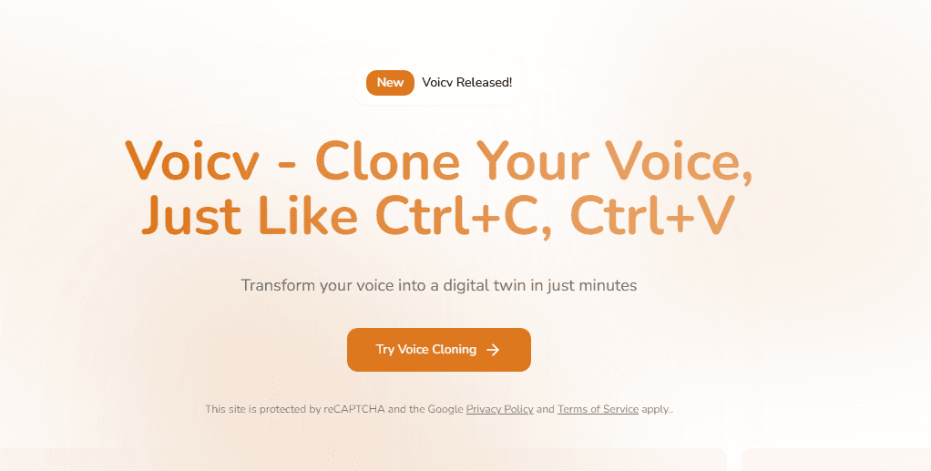 Voicv : Voice clone