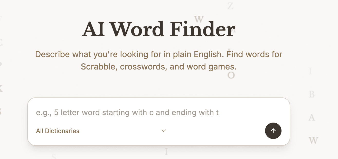 AI Word Finder