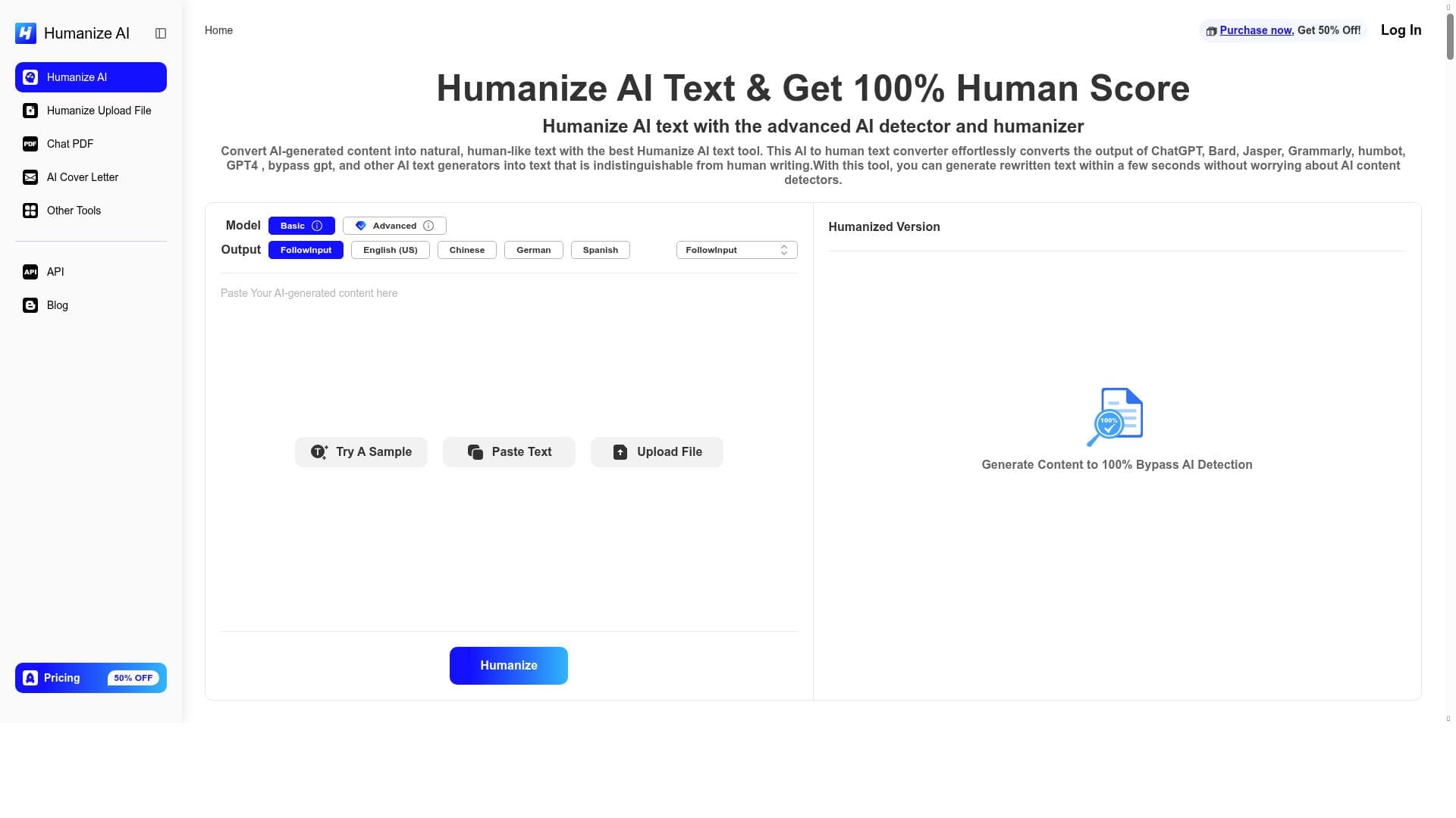 Humanize AI Tools